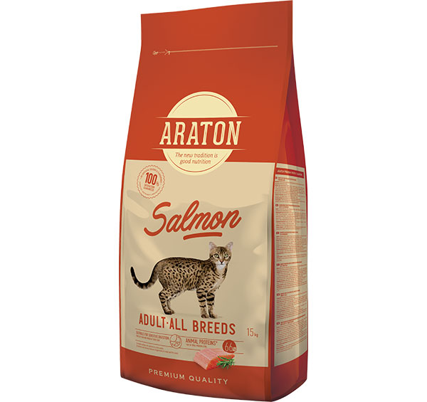 Araton: Cat Food Salmon Adult